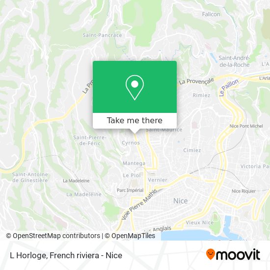 L Horloge map