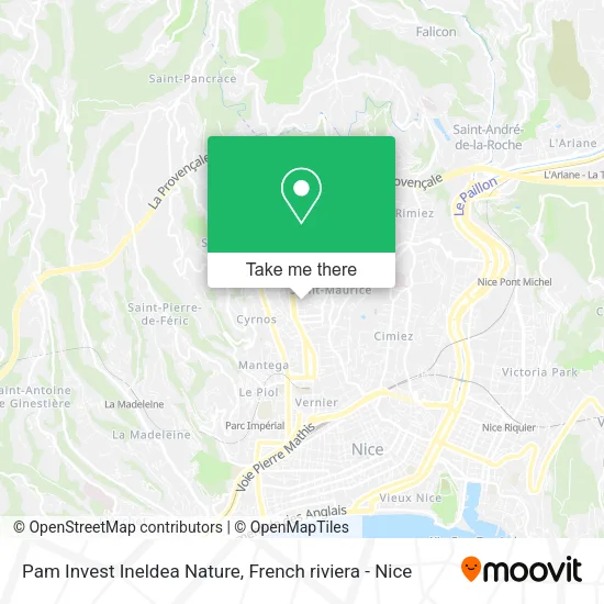 Pam Invest Ineldea Nature map