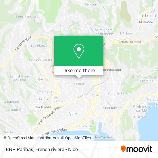 BNP Paribas map