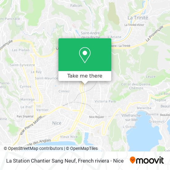 Mapa La Station Chantier Sang Neuf