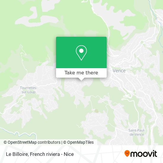 Mapa Le Billoire