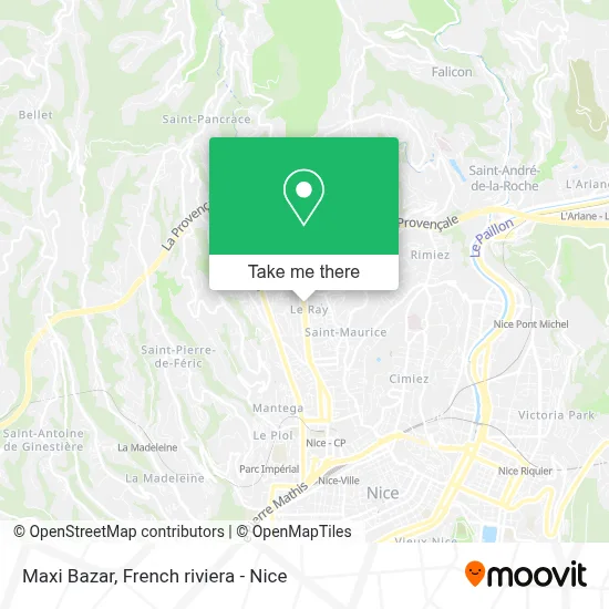 Maxi Bazar map