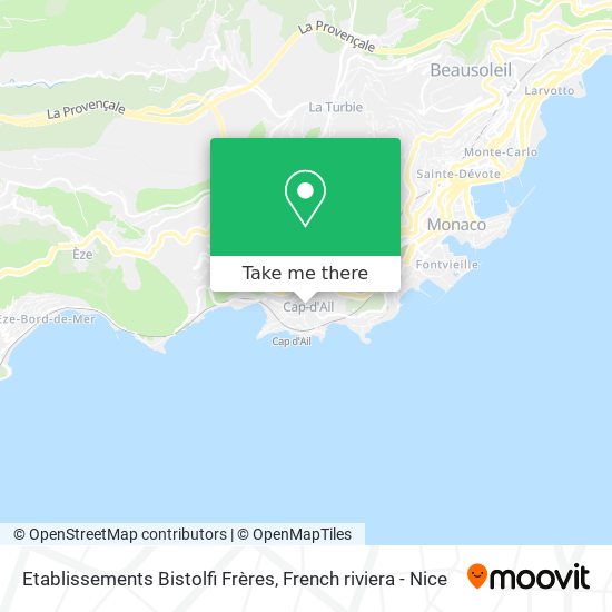 Etablissements Bistolfi Frères map