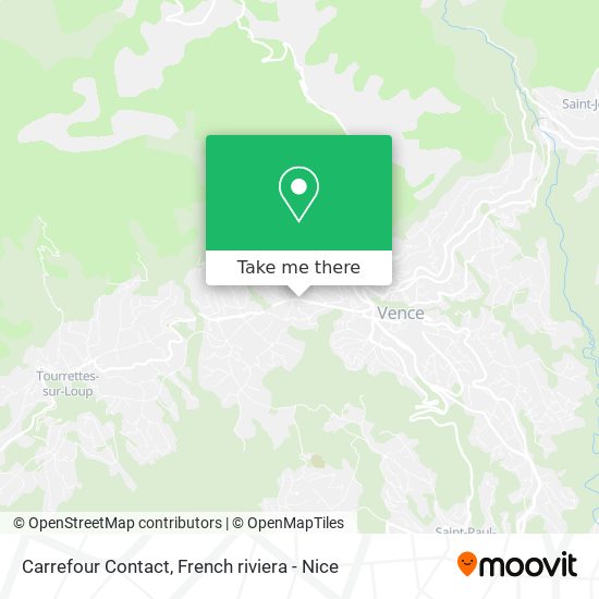 Carrefour Contact map