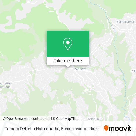 Mapa Tamara Defretin Naturopathe