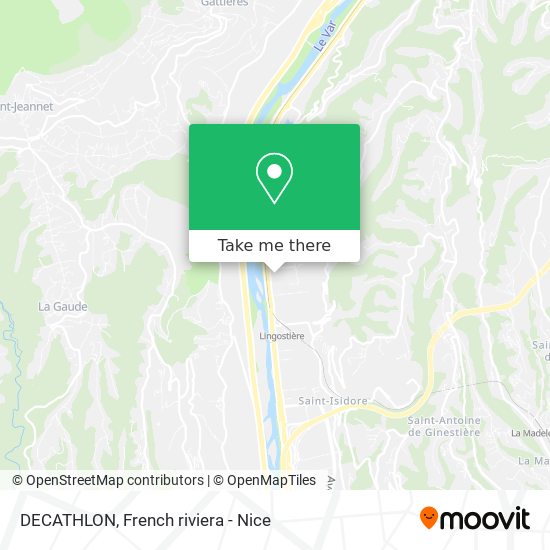 Mapa DECATHLON