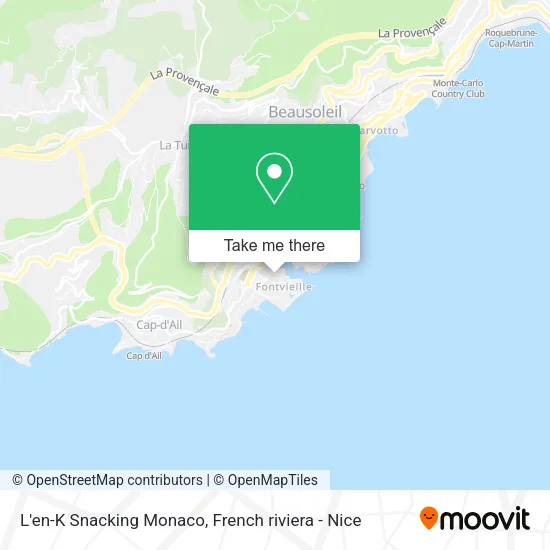 L'en-K Snacking Monaco map