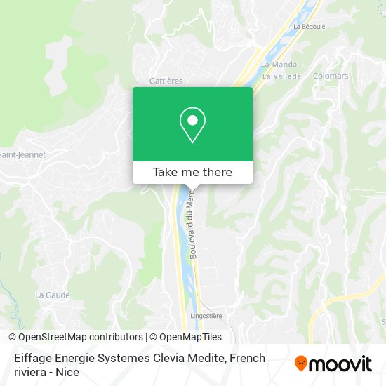 Eiffage Energie Systemes Clevia Medite map
