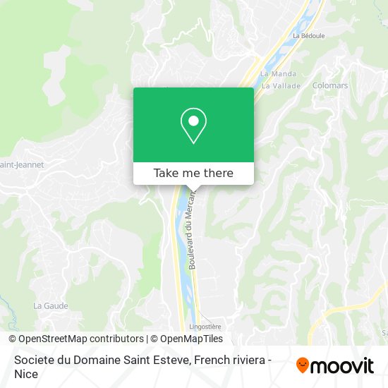 Societe du Domaine Saint Esteve map