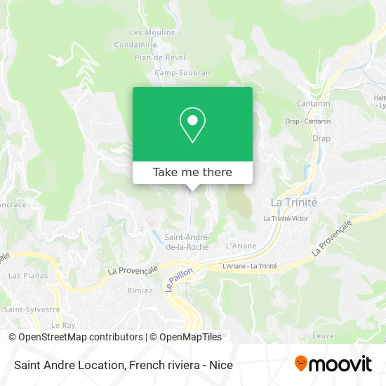 Saint Andre Location map
