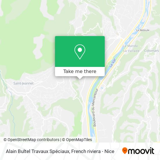 Alain Bultel Travaux Spéciaux map