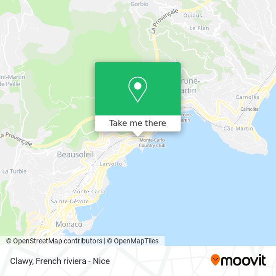 Clawy map