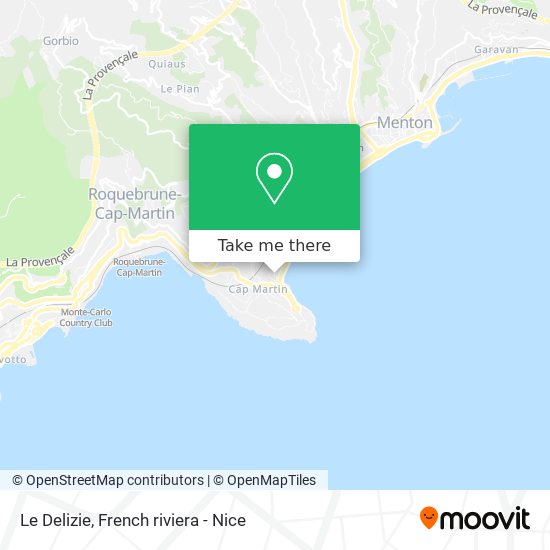 Le Delizie map