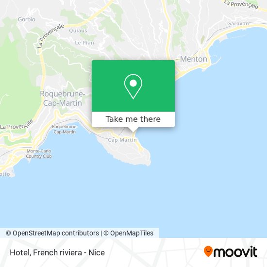 Hotel map