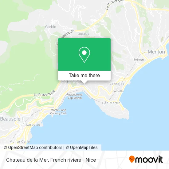 Chateau de la Mer map