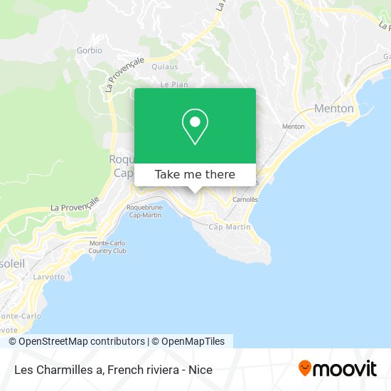 Les Charmilles a map