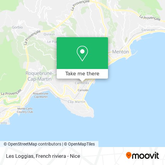 Les Loggias map