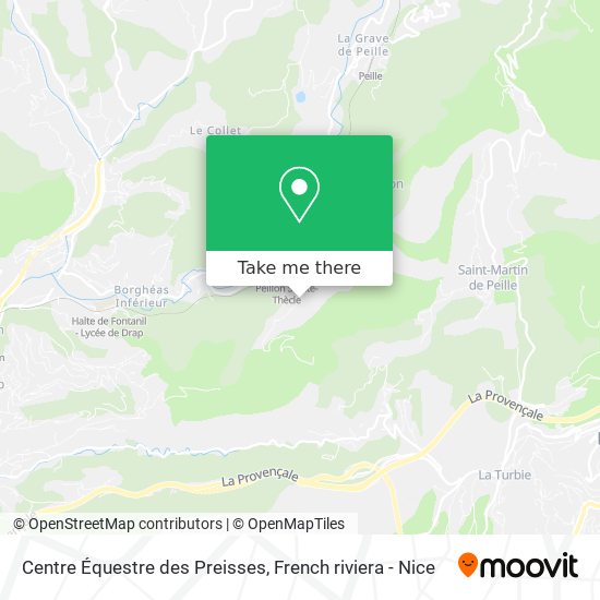 Centre Équestre des Preisses map