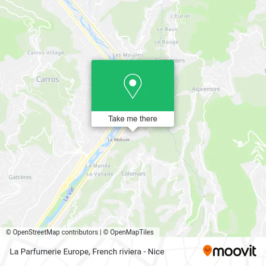 La Parfumerie Europe map