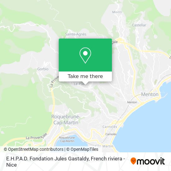 E.H.P.A.D. Fondation Jules Gastaldy map