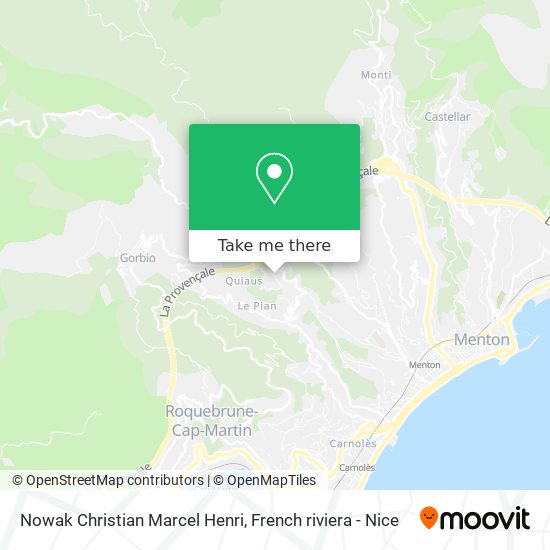 Mapa Nowak Christian Marcel Henri