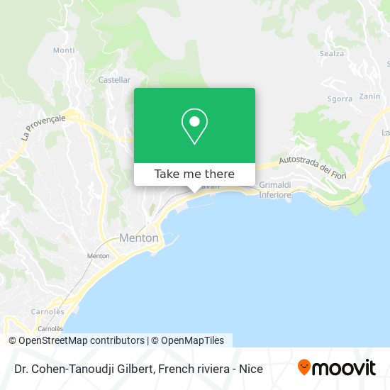 Dr. Cohen-Tanoudji Gilbert map