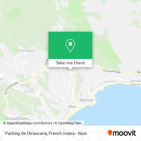 Parking de l'Araucaria map