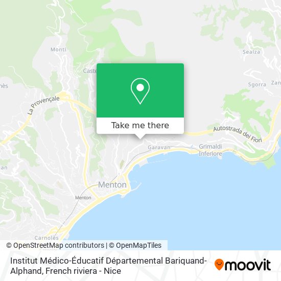 Institut Médico-Éducatif Départemental Bariquand-Alphand map