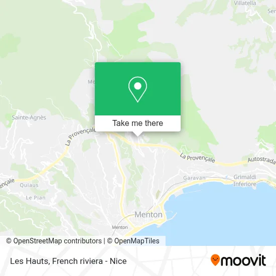 Les Hauts map