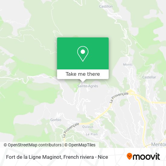 Fort de la Ligne Maginot map