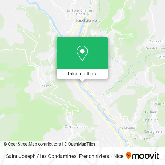 Saint-Joseph / les Condamines map