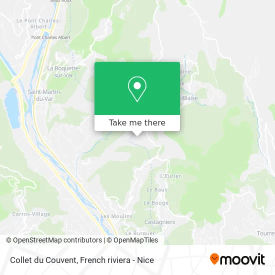 Collet du Couvent map