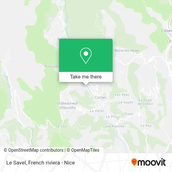 Le Savel map