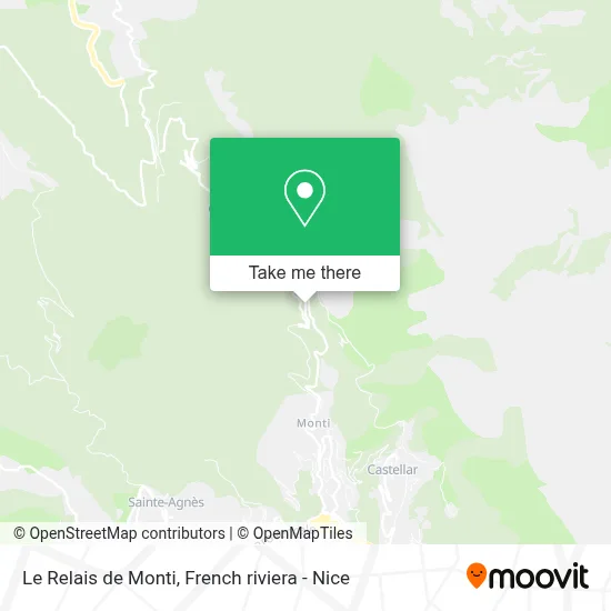 Le Relais de Monti map