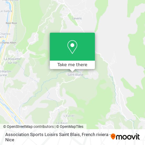 Association Sports Loisirs Saint Blais map