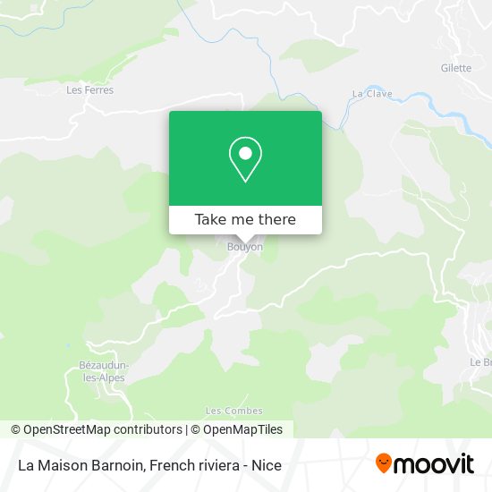 La Maison Barnoin map