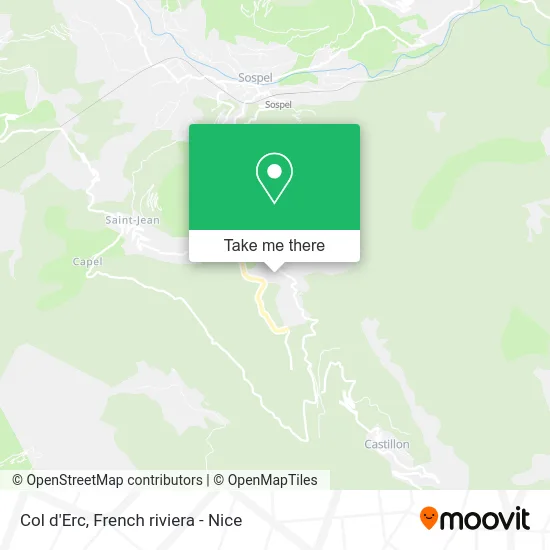 Col d'Erc map