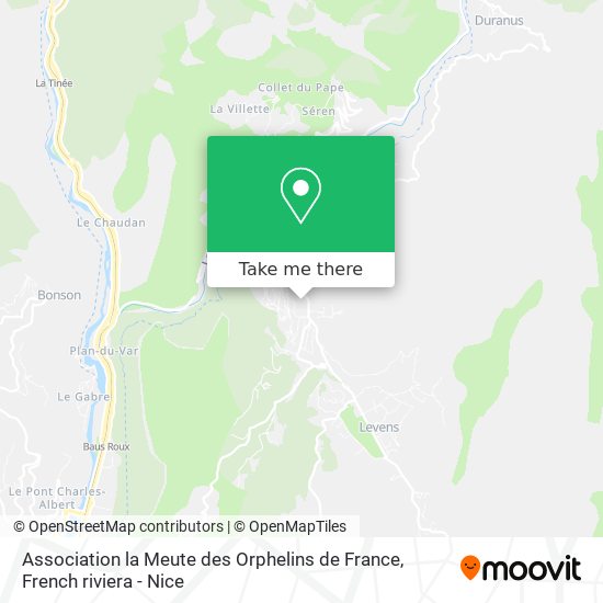 Association la Meute des Orphelins de France map