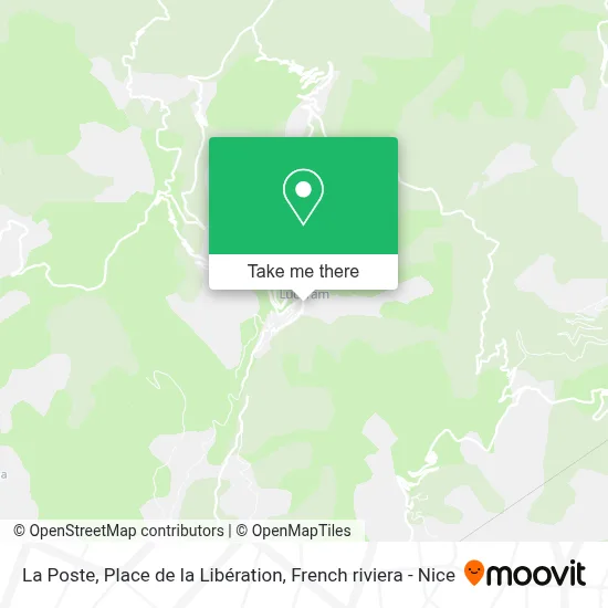 La Poste, Place de la Libération map
