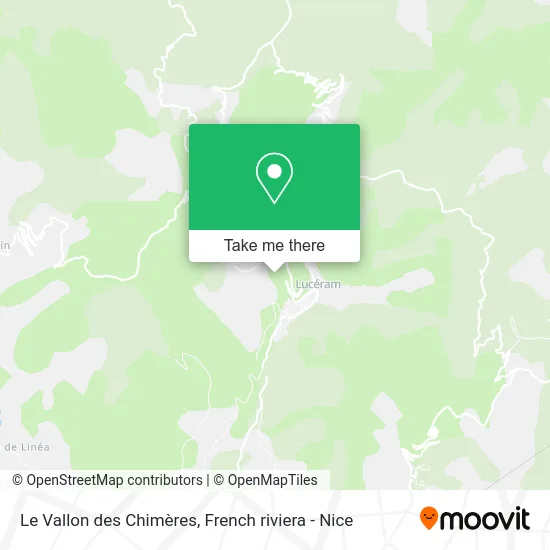 Le Vallon des Chimères map