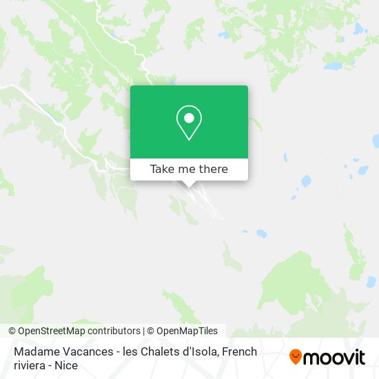 Madame Vacances - les Chalets d'Isola map