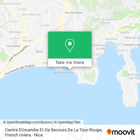 Centre D'Incendie Et De Secours De La Tour-Rouge map