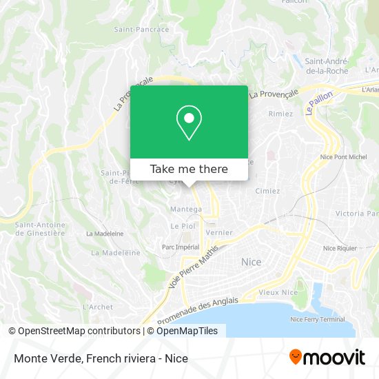 Monte Verde map