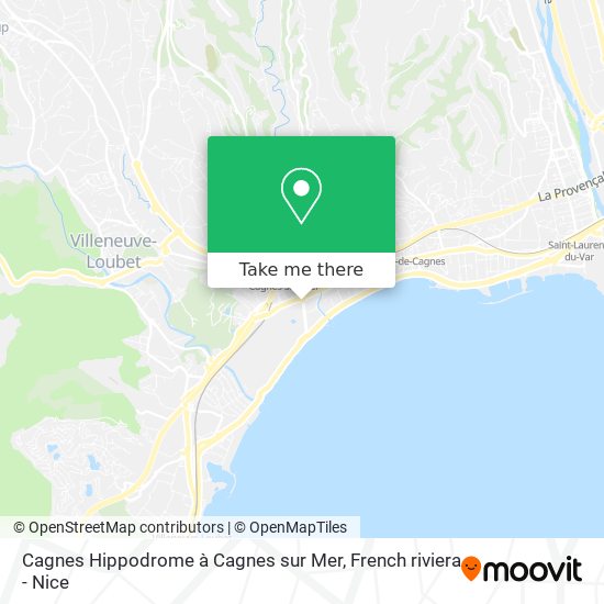 Cagnes Hippodrome à Cagnes sur Mer map