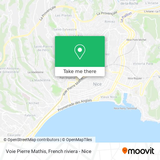 Mapa Voie Pierre Mathis