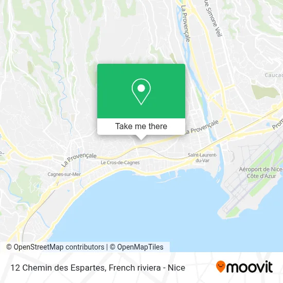 12 Chemin des Espartes map