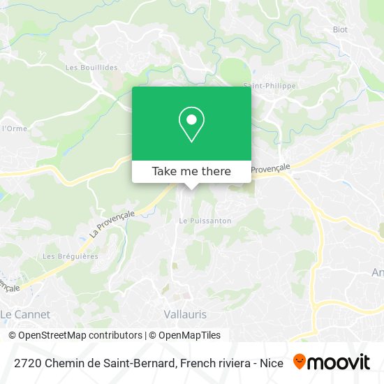 2720 Chemin de Saint-Bernard map