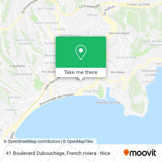 Mapa 41 Boulevard Dubouchage