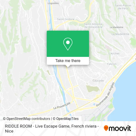 RIDDLE ROOM - Live Escape Game map