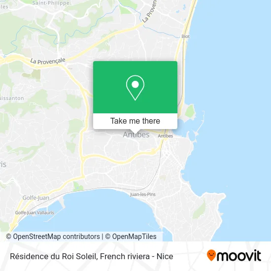 Résidence du Roi Soleil map